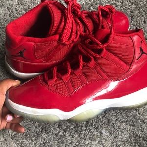 Jordan Shoes All Red 11s Poshmark